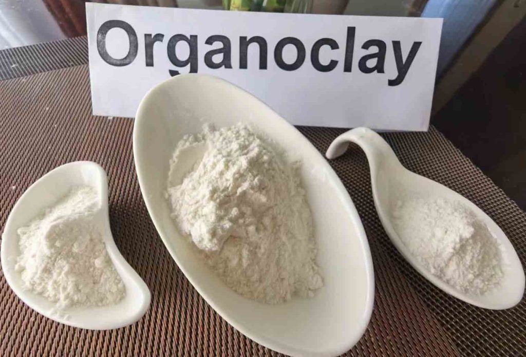 Organo clay based grease