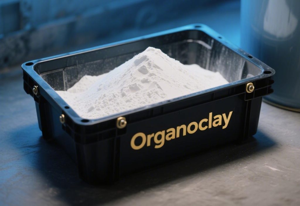 Organoclay dry powder features