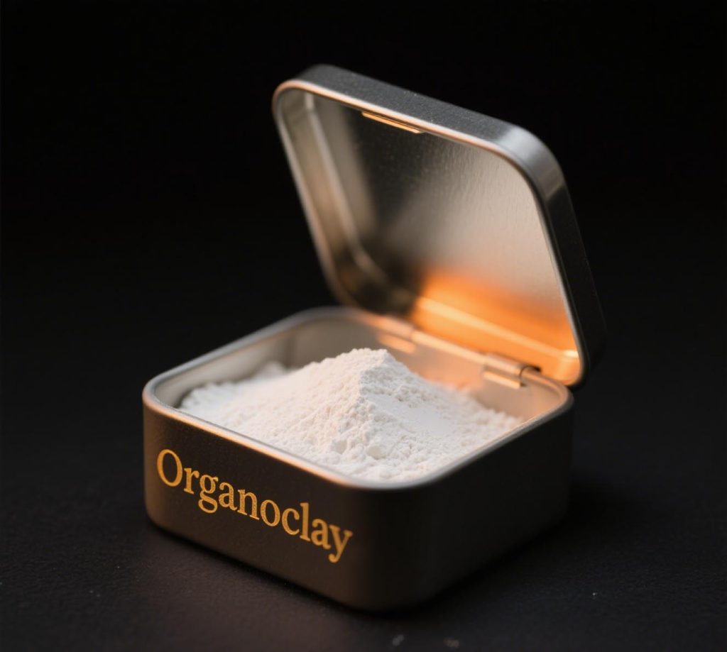 Organoclay thixotropic properties