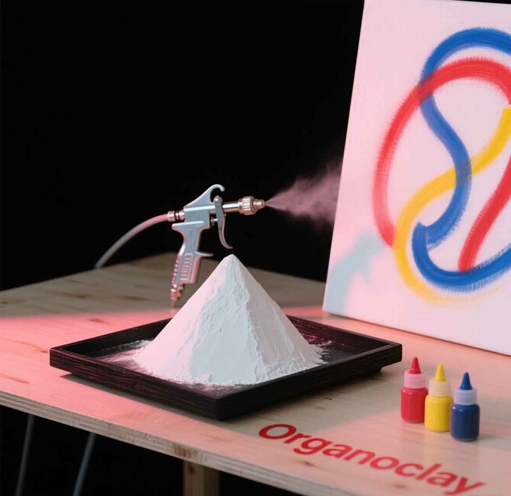 Organoclay for dispersing