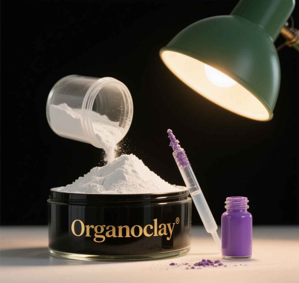 Organoclay for paper coating