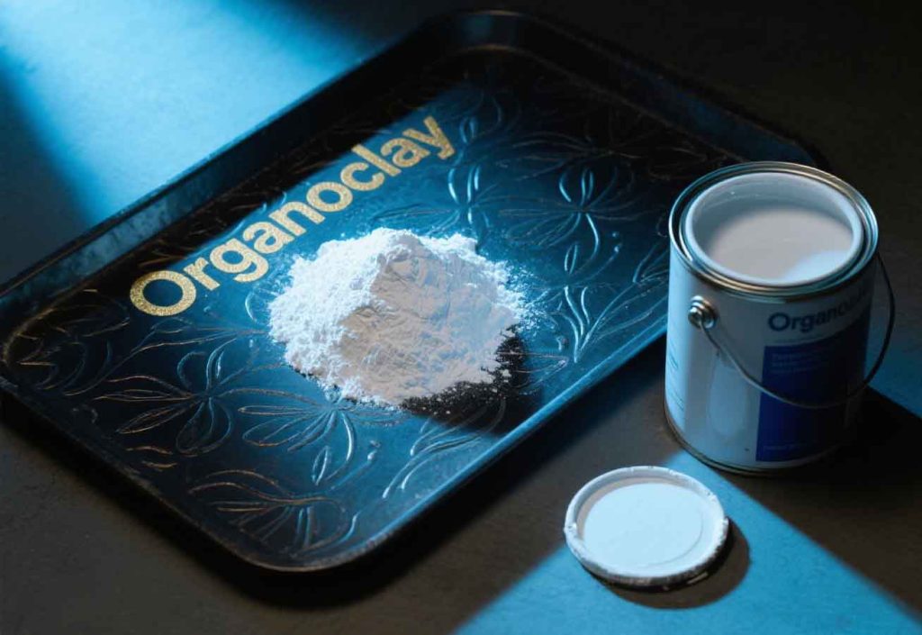 Organoclay for diesel-based formulations