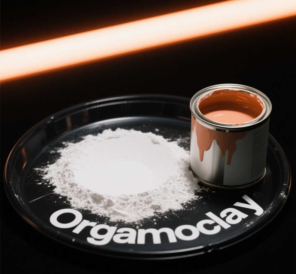 Organoclay medium-polarity uses