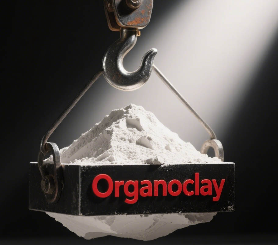 Organoclay oil-based mud rheology